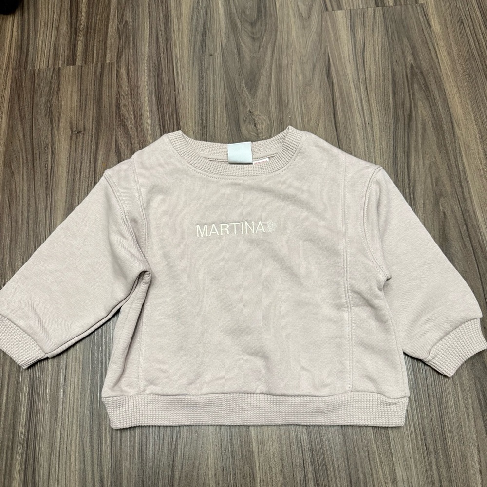 Adriana Embroidered Sweatshirt toddler kids sz 2